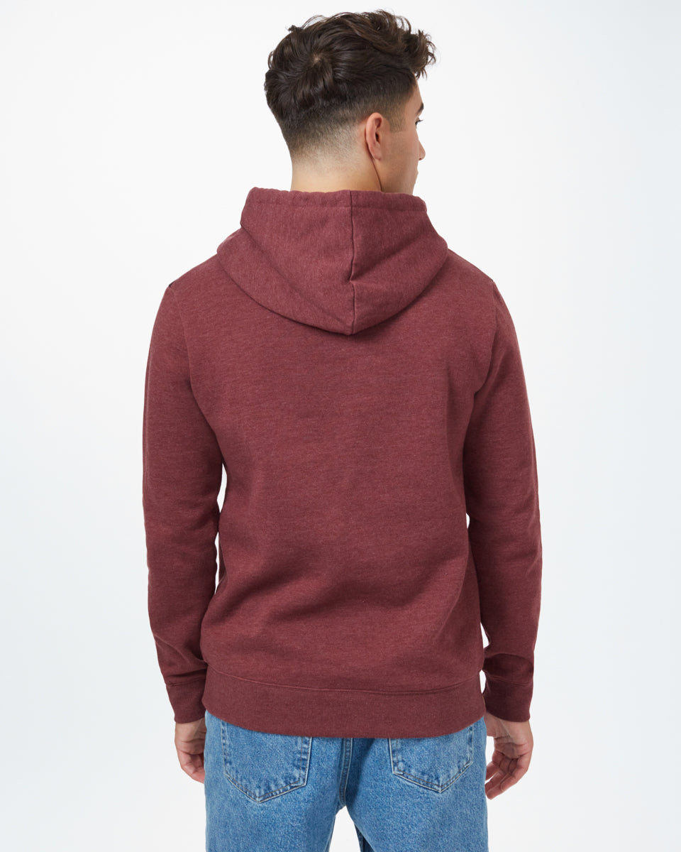 Red Treelinen Graphic Pullover