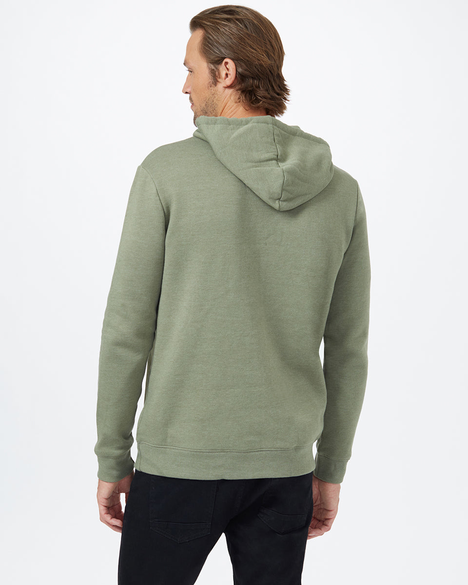 Green Treelinen Graphic Pullover