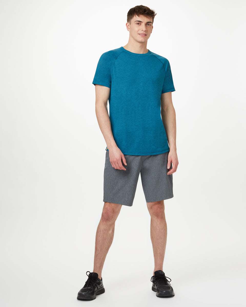 Blue Men's Repreve Polyester T-Shirt