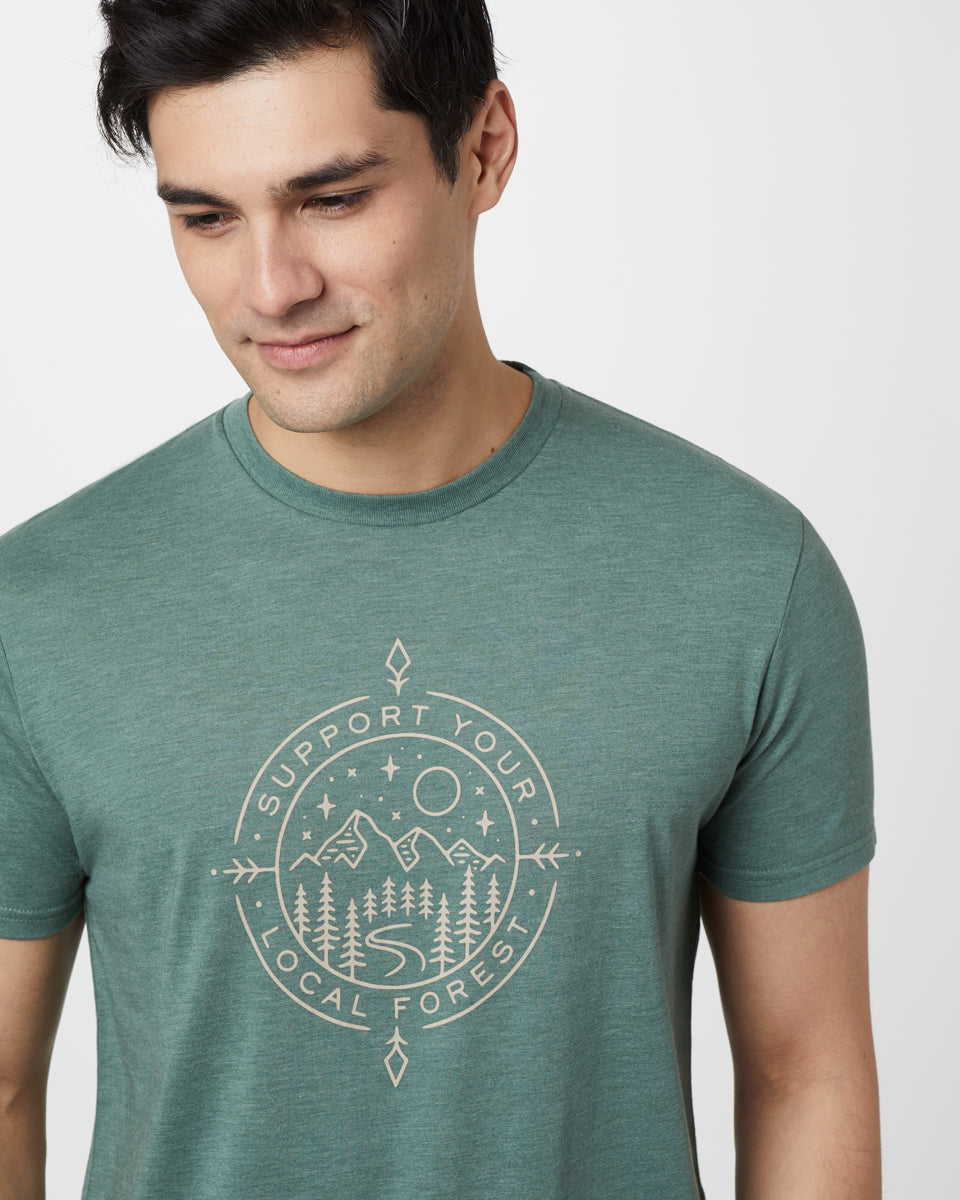 Green Men's Eco-Friendly Graphic Tee