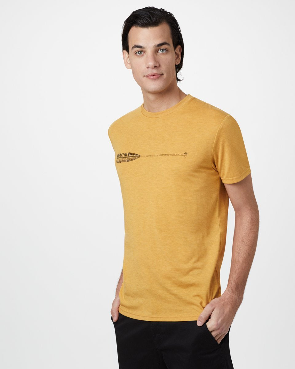 Brown Men's Eco-Friendly Graphic Tee