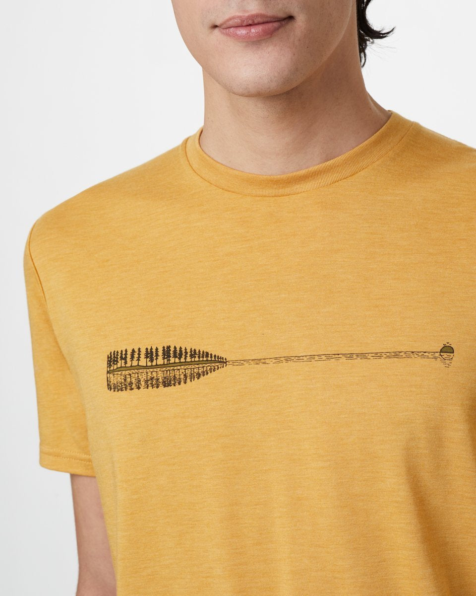 Brown Men's Eco-Friendly Graphic Tee