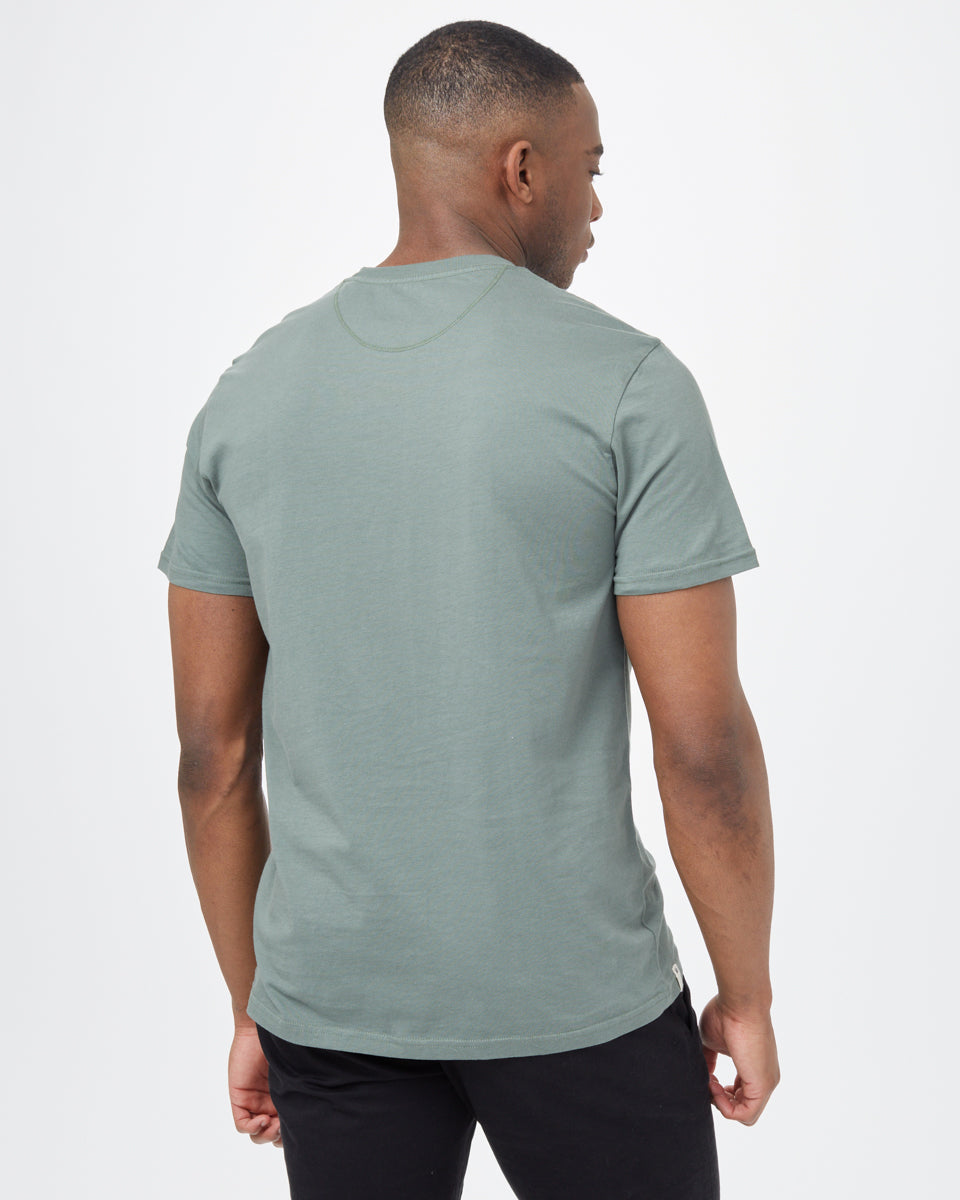 Green Crew Neck Graphic Tee