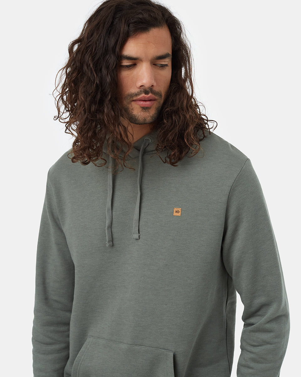 Green Men's Eco-Friendly Pullover Hoodie