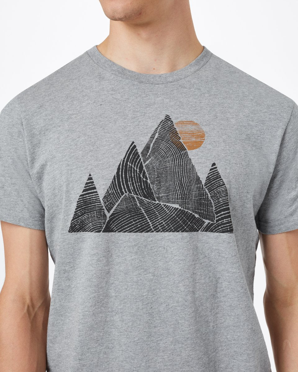 Gray Men's Organic Cotton Graphic Tee