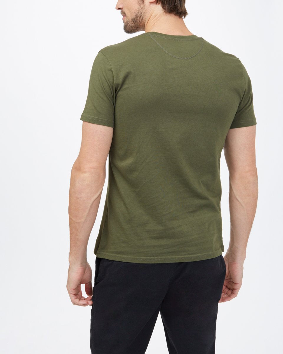 Green Organic Cotton Crew Neck T-Shirt