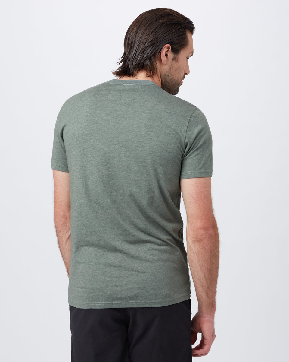 Green Recycled Polyester Crew Neck T-Shirt