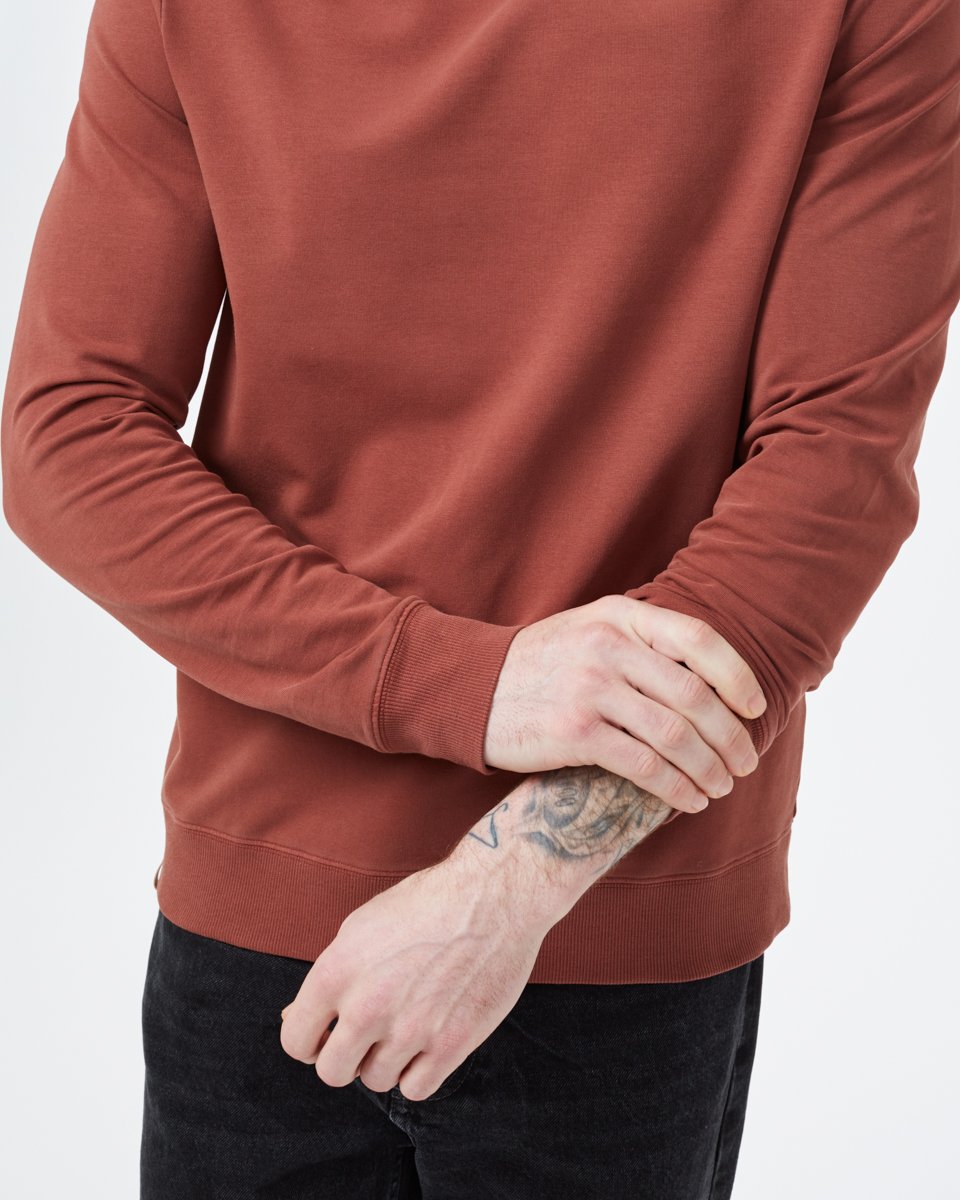 Red Men's Organic Cotton French Terry Sweatshirt