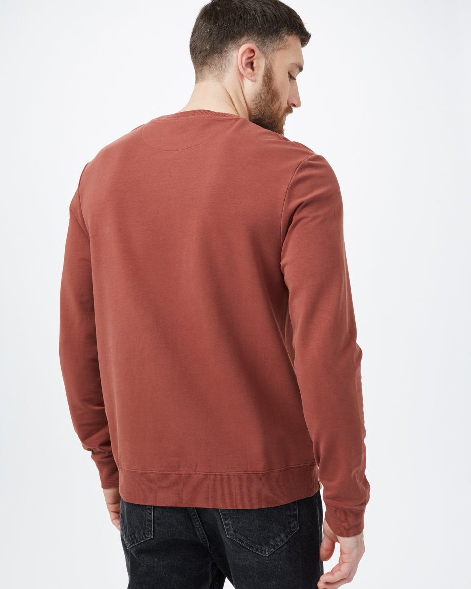 Red Men's Organic Cotton French Terry Sweatshirt