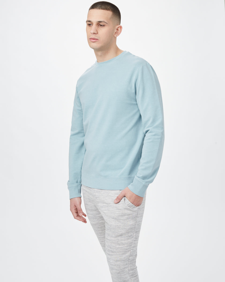 Blue Men's Organic Cotton French Terry Sweatshirt