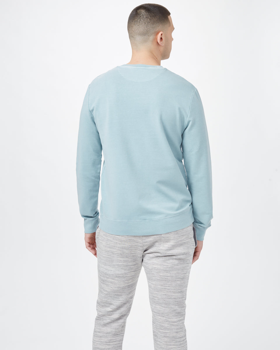 Blue Men's Organic Cotton French Terry Sweatshirt