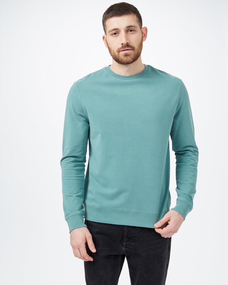 Blue Men's Organic Cotton French Terry Sweatshirt