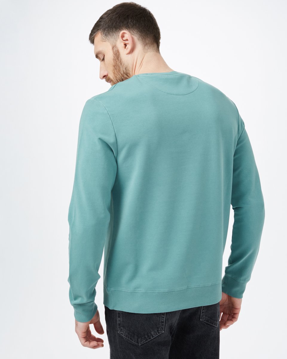 Blue Men's Organic Cotton French Terry Sweatshirt