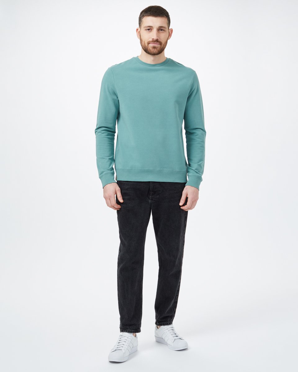 Blue Men's Organic Cotton French Terry Sweatshirt