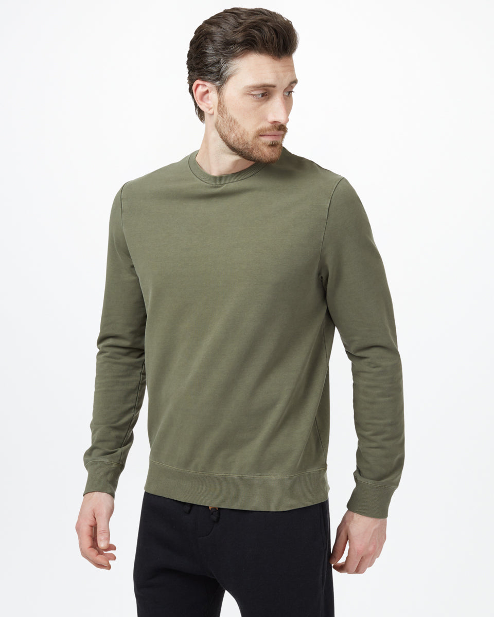 Green Men's Organic Cotton French Terry Sweatshirt