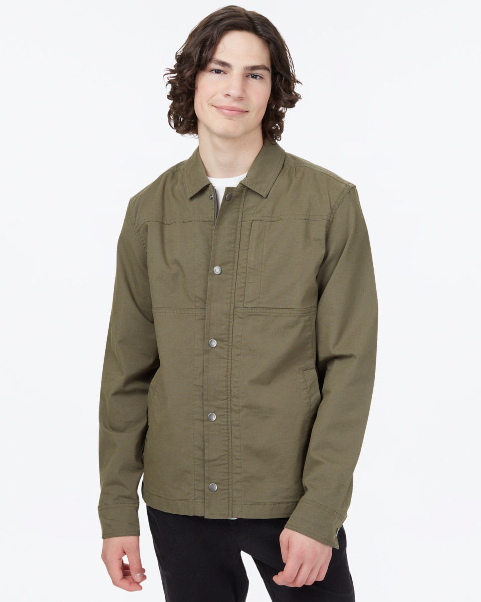 Green Men's Organic Cotton Work Jacket