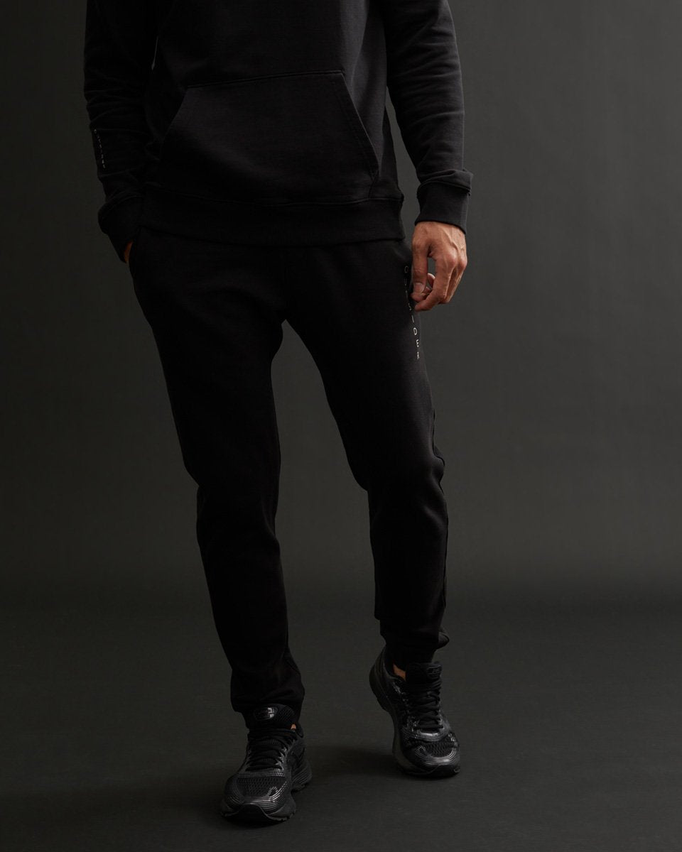 Black Men's Organic Cotton Joggers