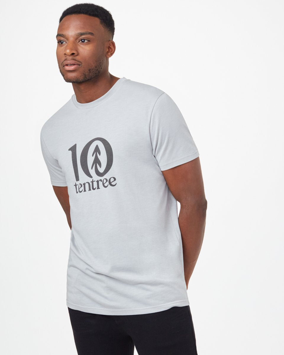 Gray Men's Eco-Friendly Graphic Tee