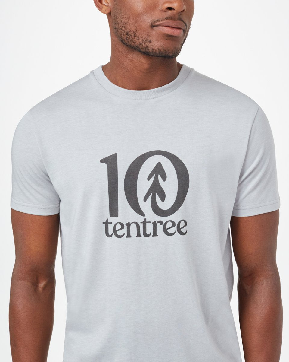 Gray Men's Eco-Friendly Graphic Tee