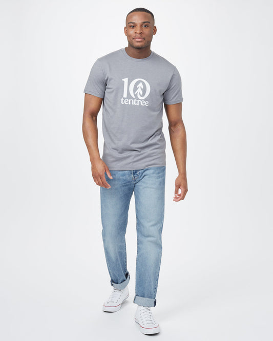 Gray Men's Eco-Friendly Graphic Tee