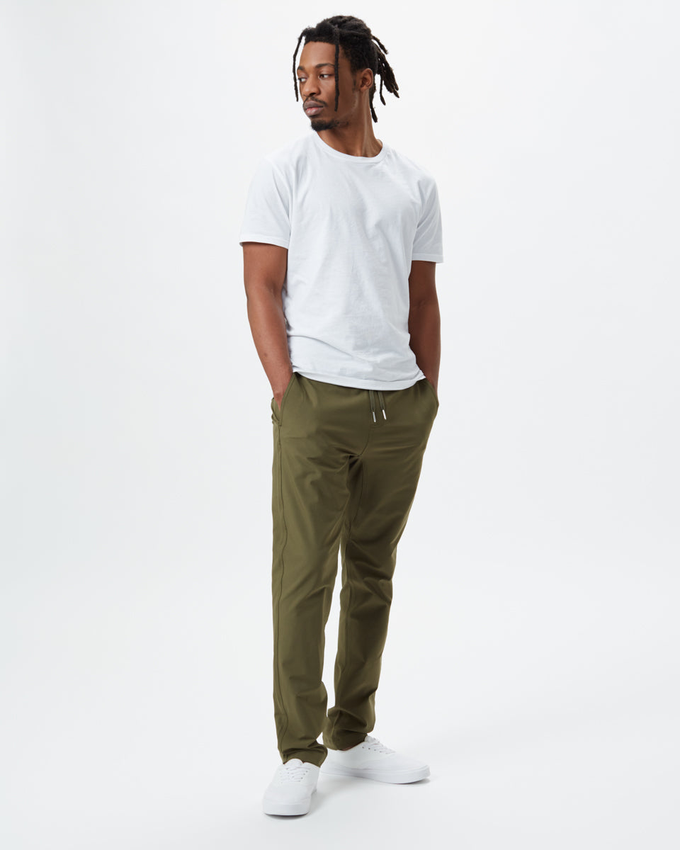 Green Men's Recycled Polyester Joggers