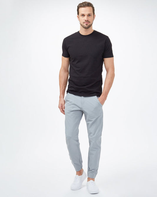 Gray Mens Recycled Polyester Joggers