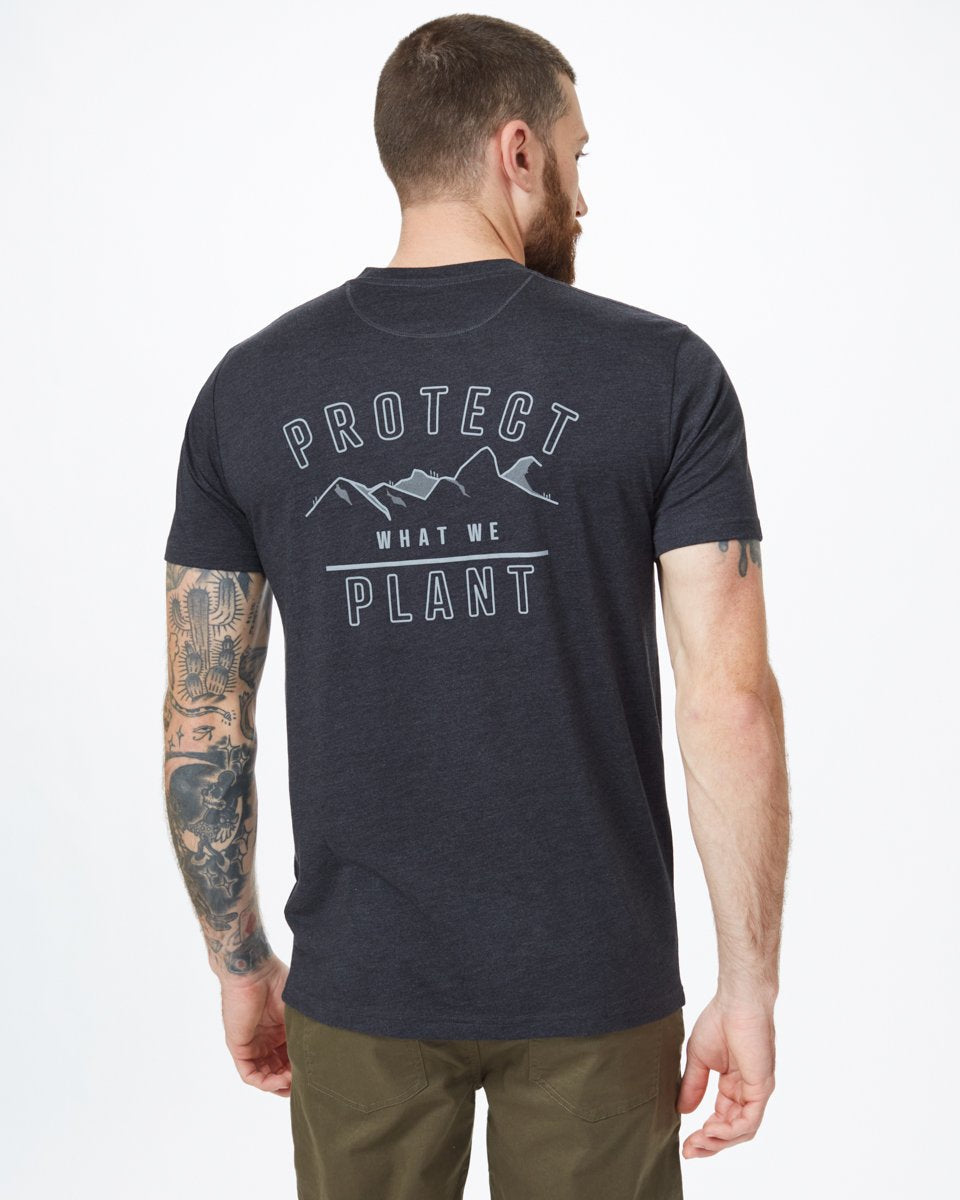 Black Recycled Polyester Crew Neck T-Shirt