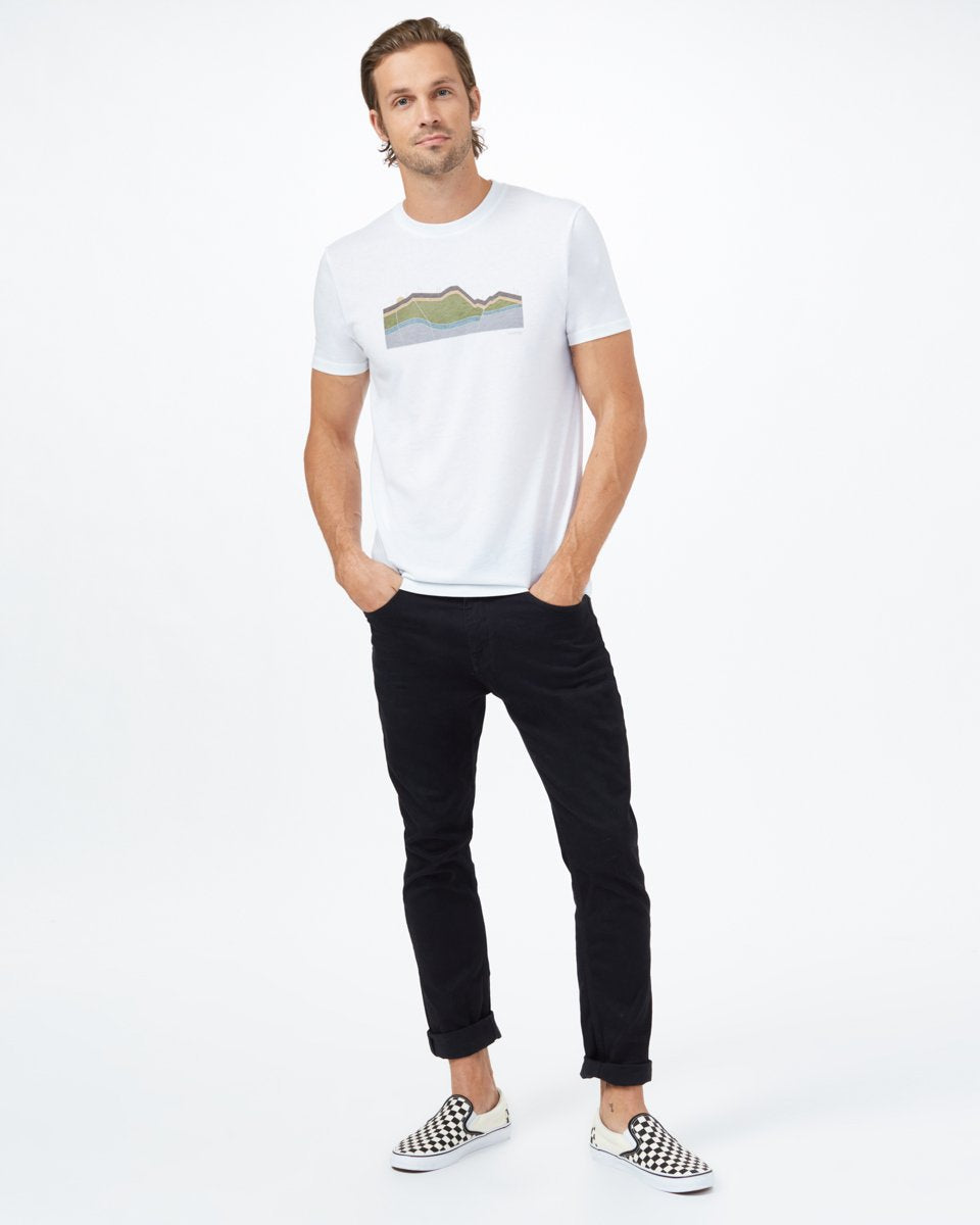 White Men's Eco-Friendly Graphic Tee