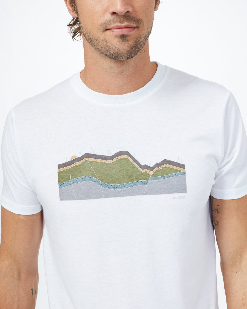 White Men's Eco-Friendly Graphic Tee