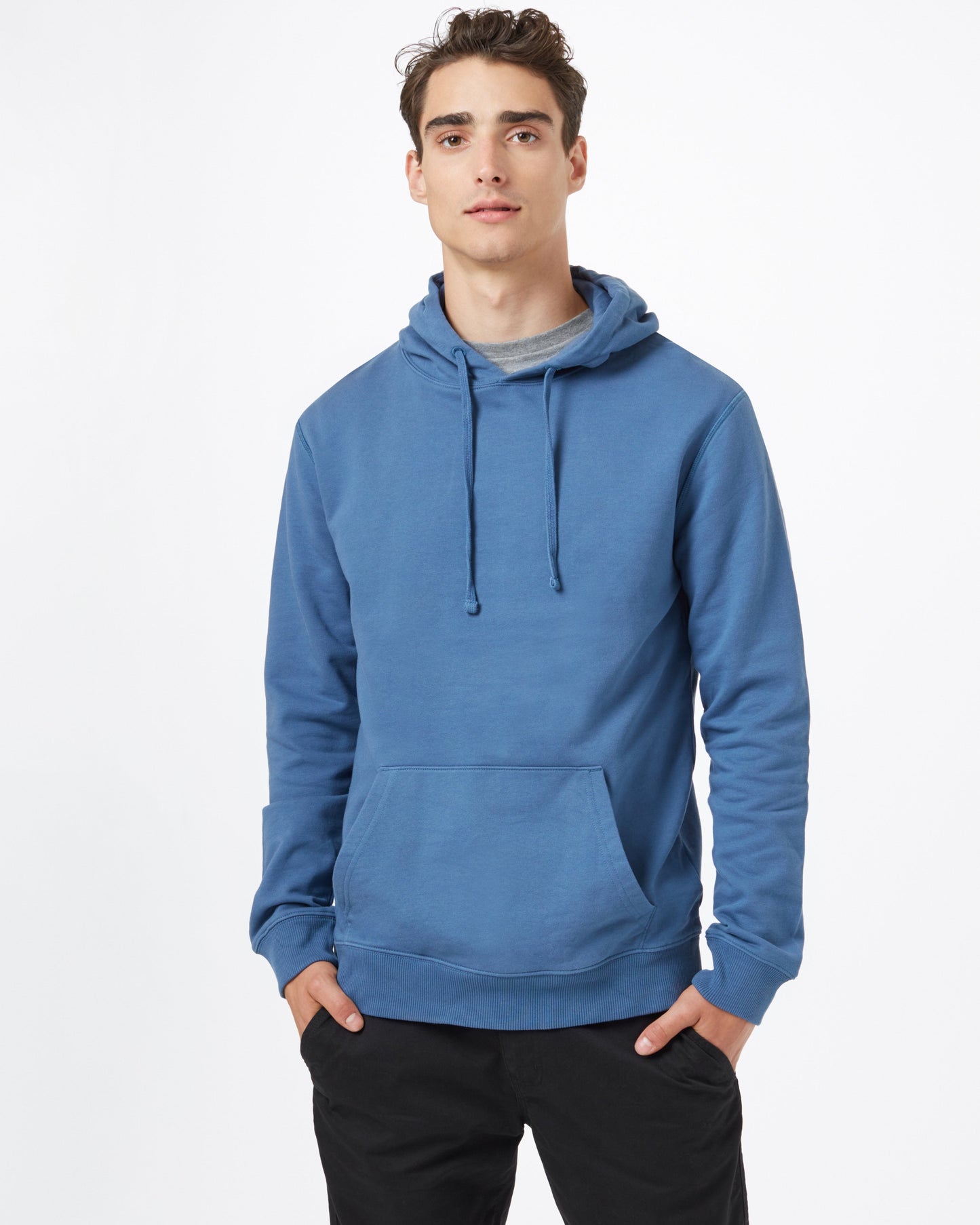 Blue Basic Hoodie