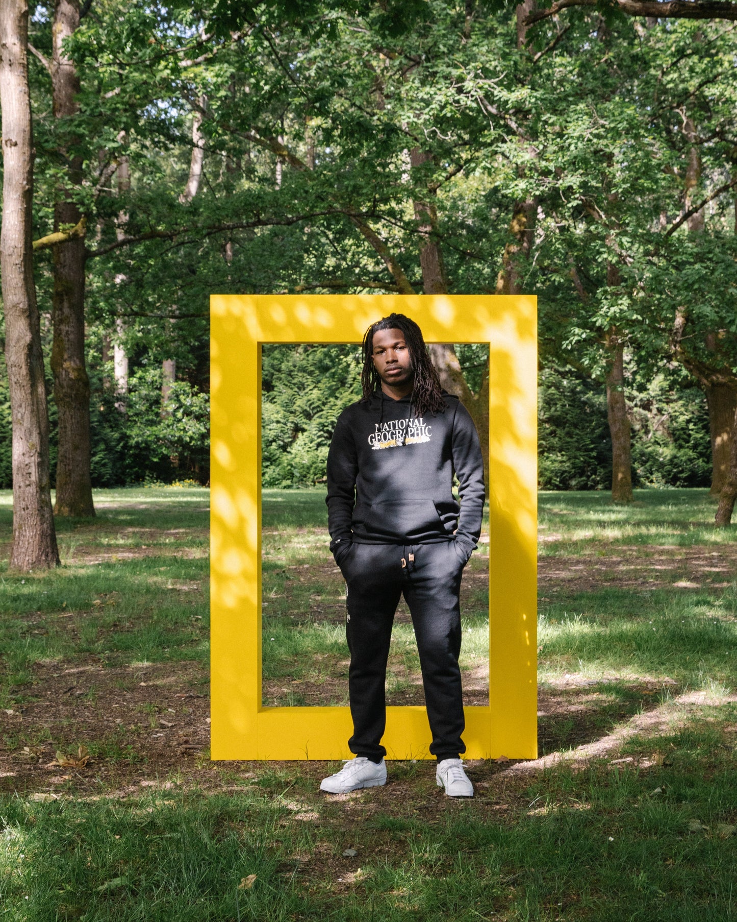 Black Men's National Geographic Sweatpants