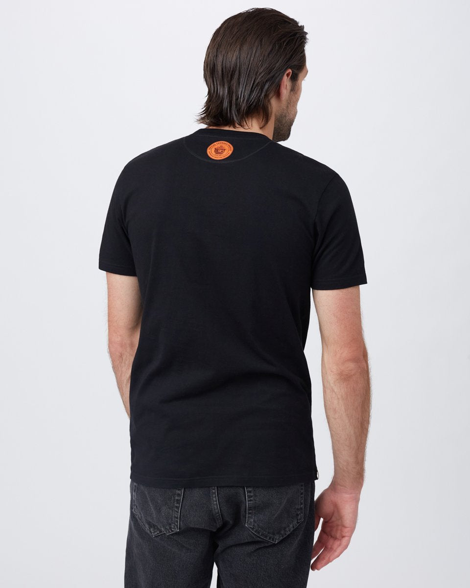 Black Organic Cotton Wildfire Graphic Tee