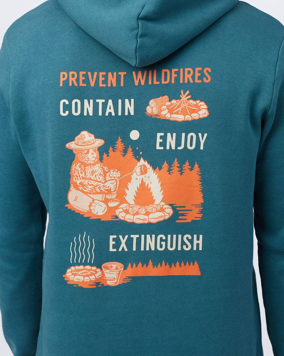 Green Wildfire Graphic Pullover