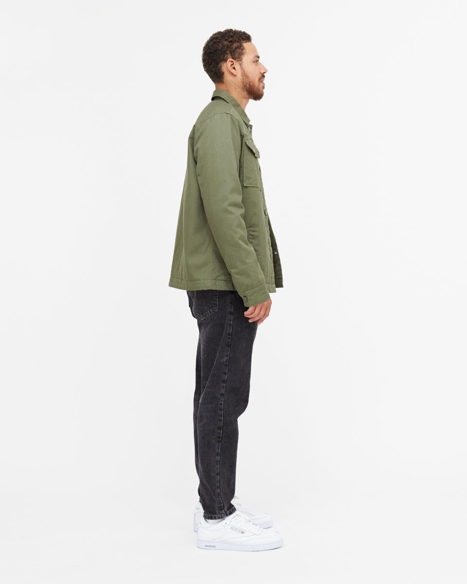 Green Utility Canvas Jacket