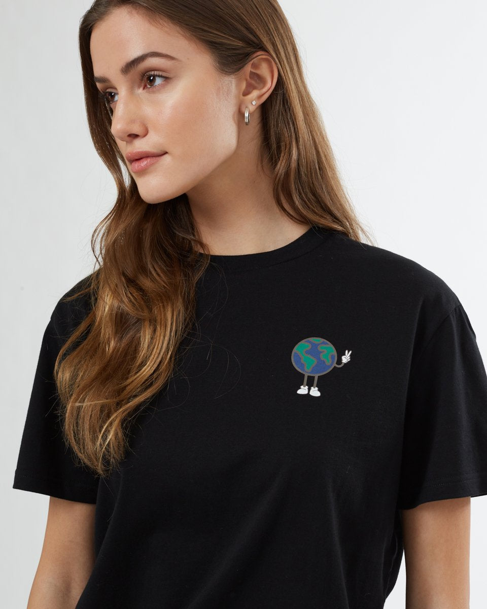 Black Unisex Organic Cotton T-Shirt