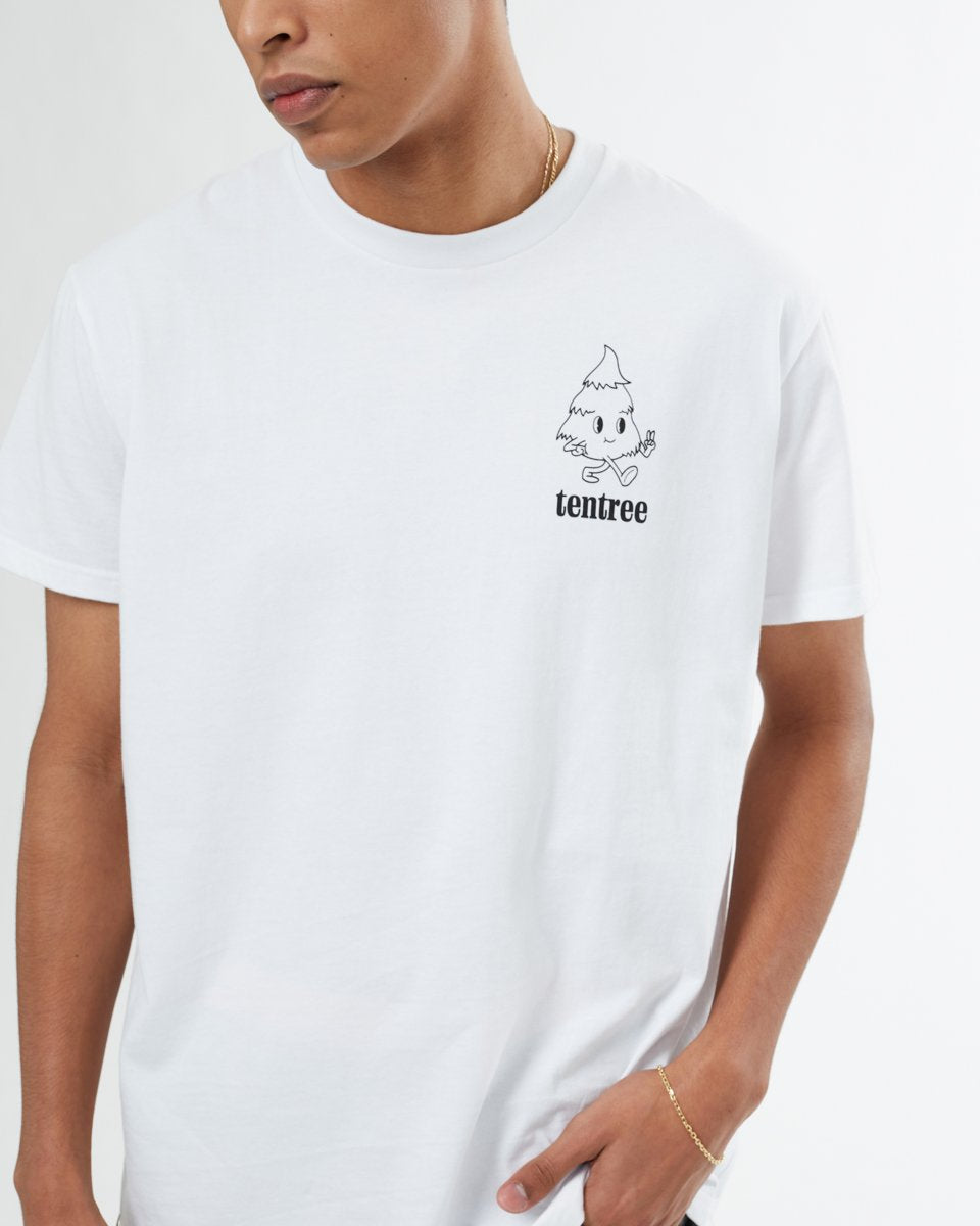 White Unisex Tree Graphic Tee