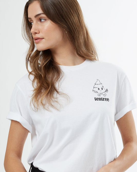 White Unisex Tree Graphic Tee