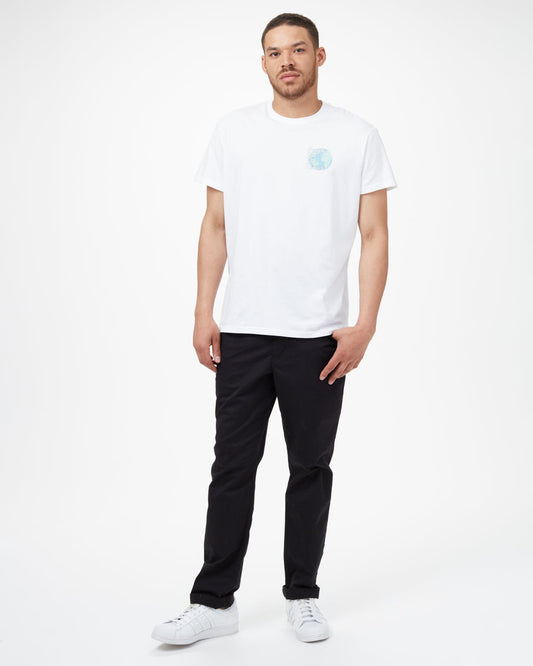 White Organic Cotton Crew Neck T-Shirt