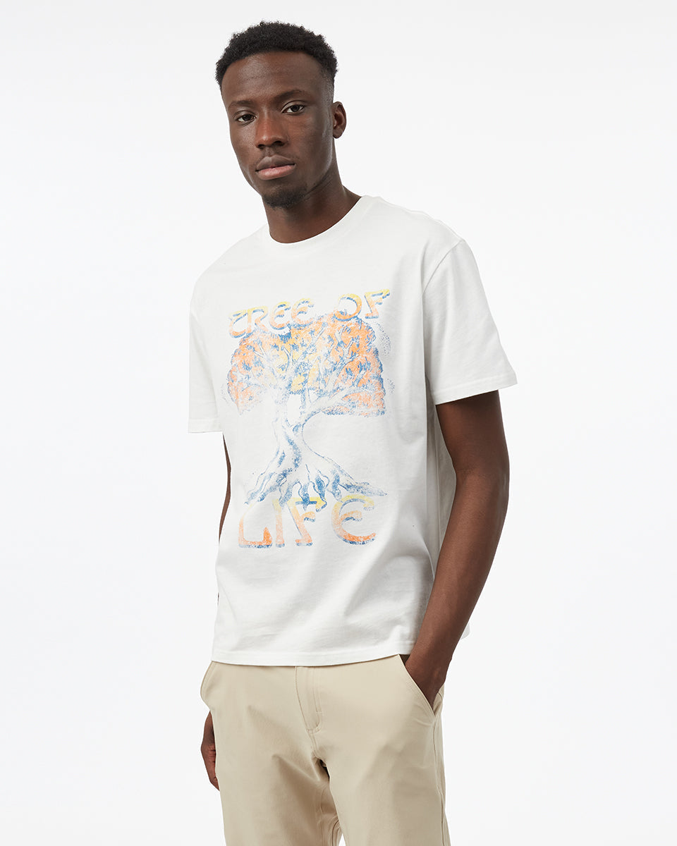 White Organic Cotton Graphic Tee