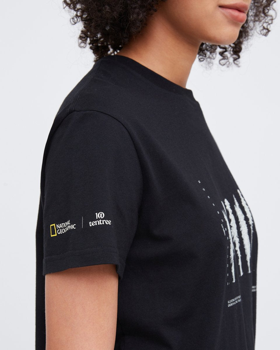 Black National Geographic Unisex Graphic Tee