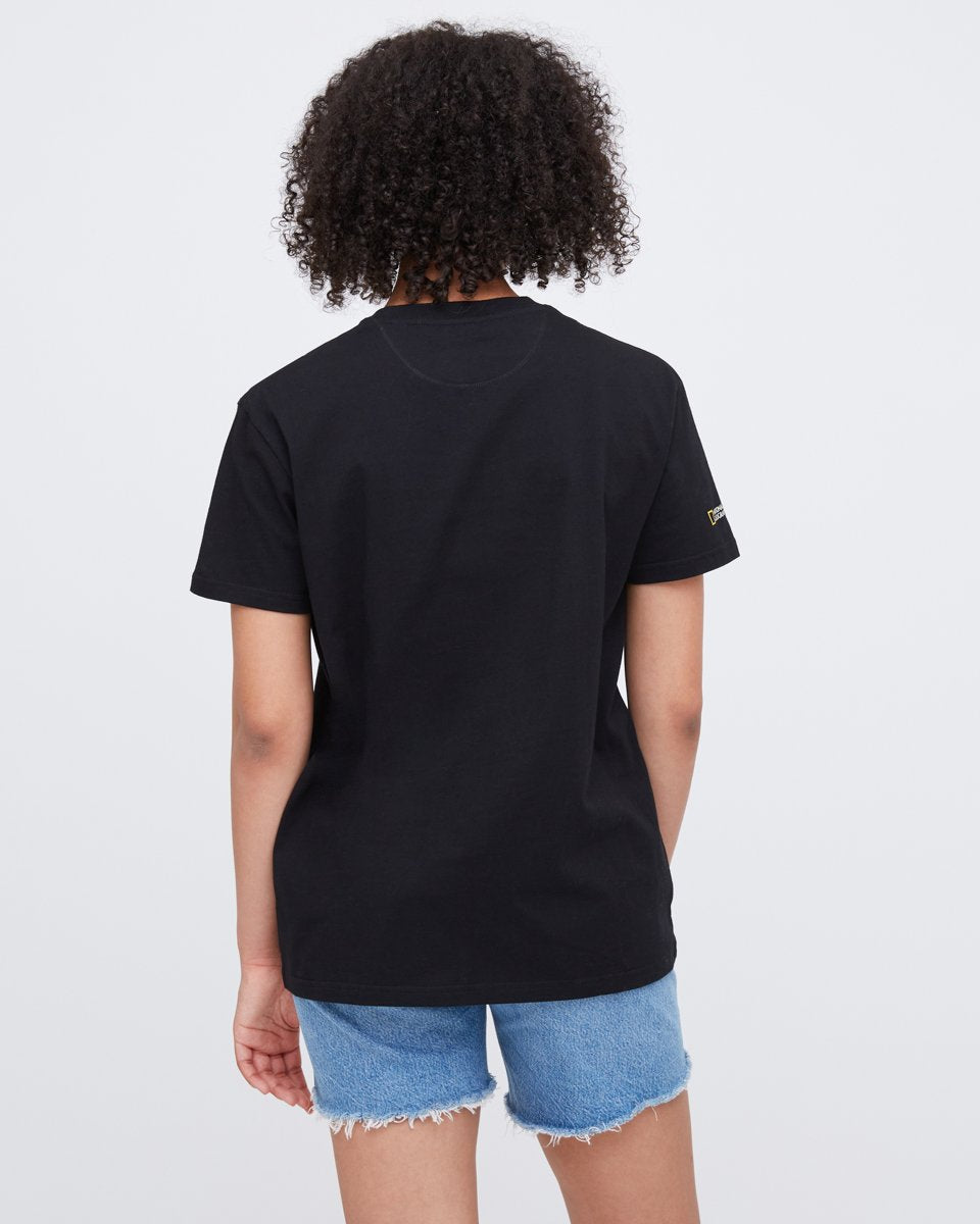 Black National Geographic Unisex Graphic Tee