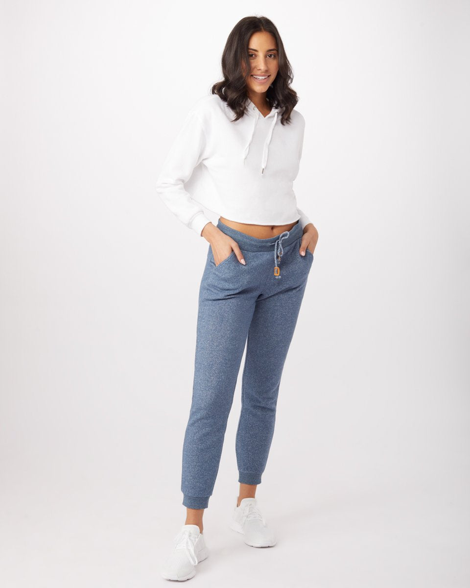 Blue Women's Organic Cotton Sweatpants