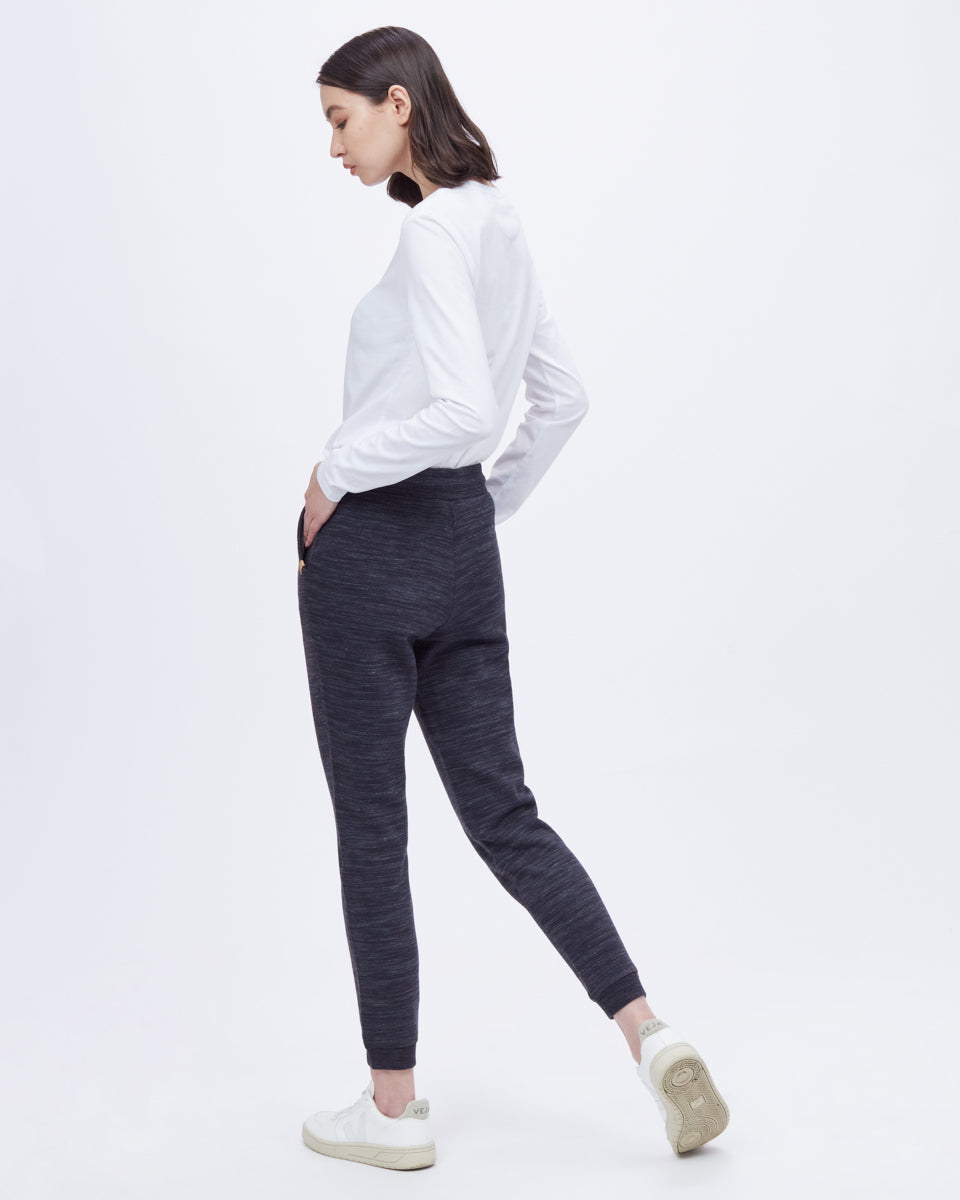 Black Women's Organic Cotton Sweatpants