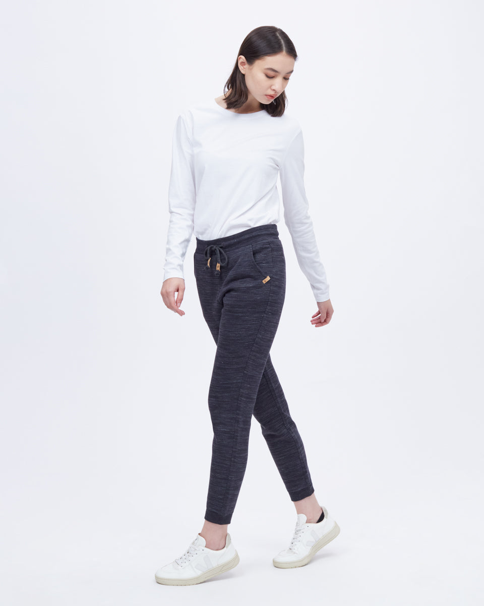 Black Women's Organic Cotton Sweatpants