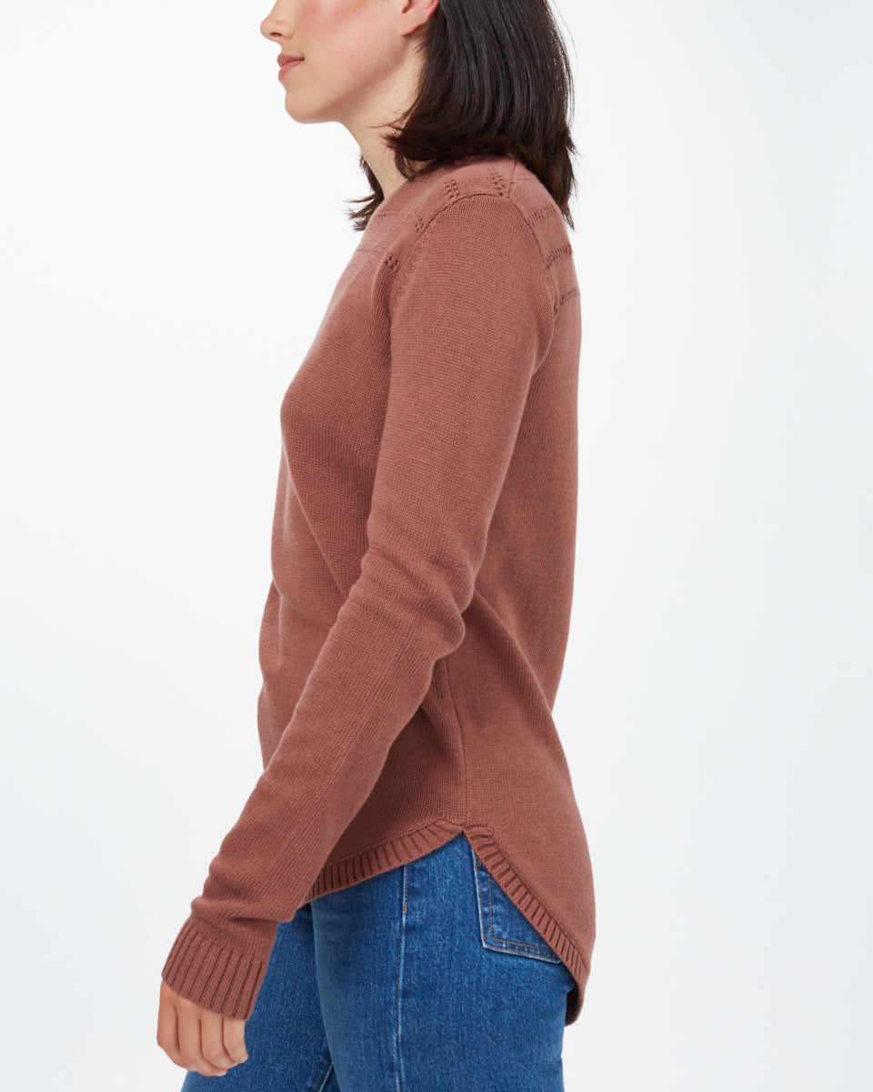 Red Women's Wool Knit Jumper