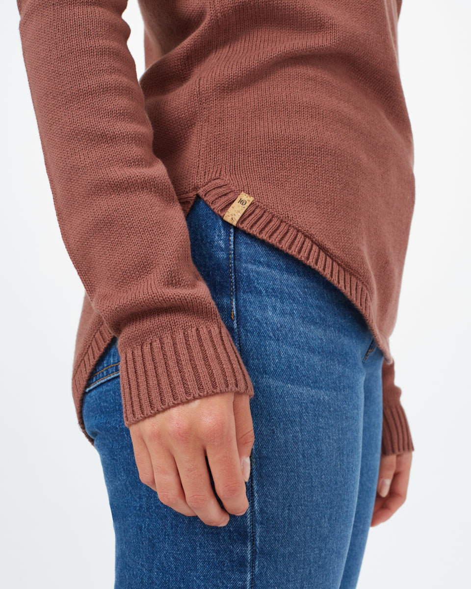 Red Women's Wool Knit Jumper