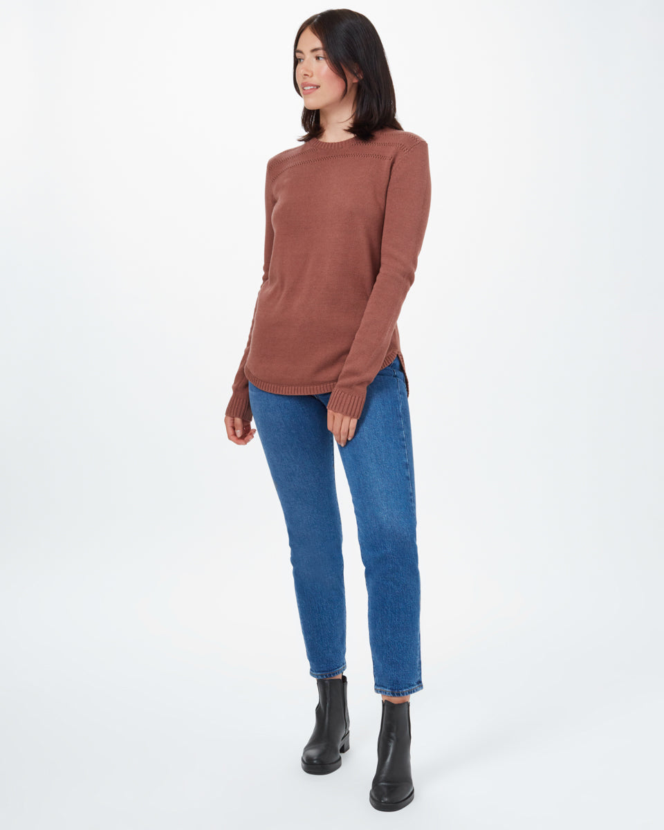 Red Women's Wool Knit Jumper