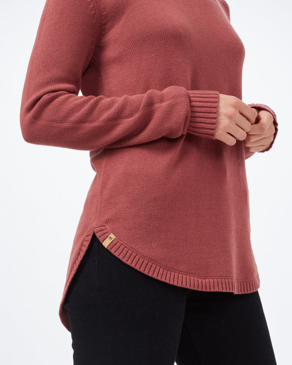 Red Women's Wool Knit Jumper