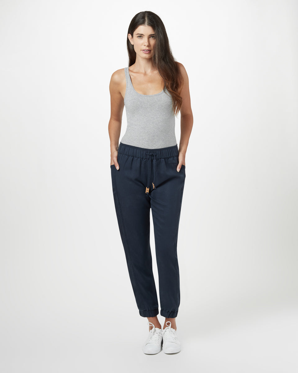 Blue Women's Tencel Lightweight Trouser