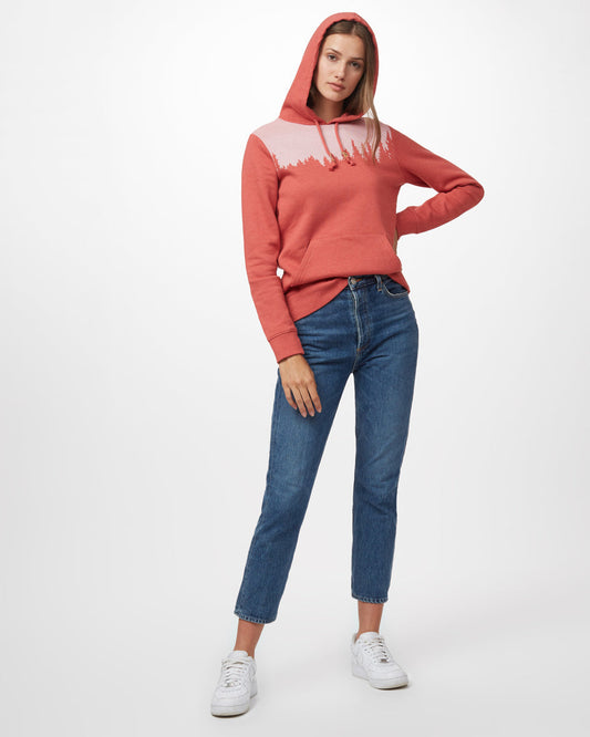 Red Women's Graphic Pullover Hoodie